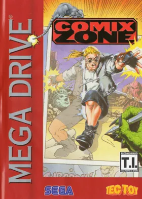 Comix Zone (Europe) (En,Fr,De,Es) box cover front